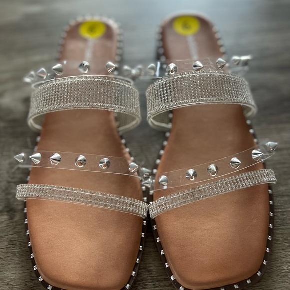 Madden Girl Shoes Madden Girl Rhinestone Sandals Brand New With
